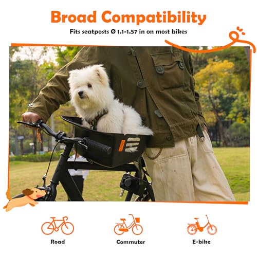 DAISTERN Dog Bike Seat Carrier