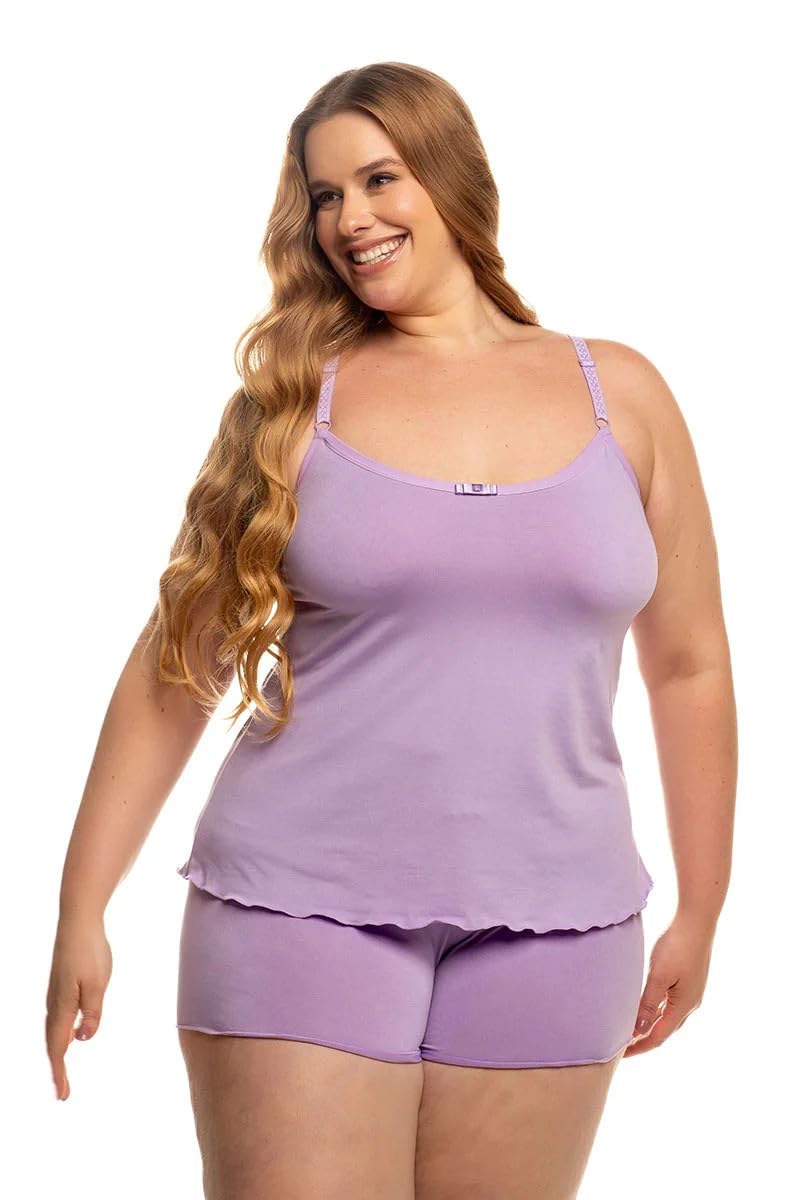 BRASI Original Brazilian Lingerie Baby Doll Plus Size Liso Camisola Verano Mujer diseñado brasileño Marca Brasi Modelo Adriana