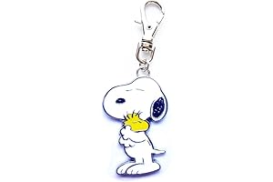 SNOOPY LOVES WOODSTOCK PEANUTS: A Peculiar Keychain Accent for a Pop of Nostalgia