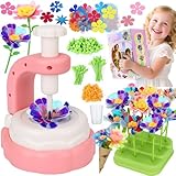 Vodolo DIY Fabric Flower Bouquets Toys for Girls Ages 4-8,Flower Making Kit Thanksgiving Christmas Arts and Crafts Kits for Kids 4-6,Toddler 4 5 6 7 8+ Year Old Girl Christmas Gifts Ideas Trendy 2025