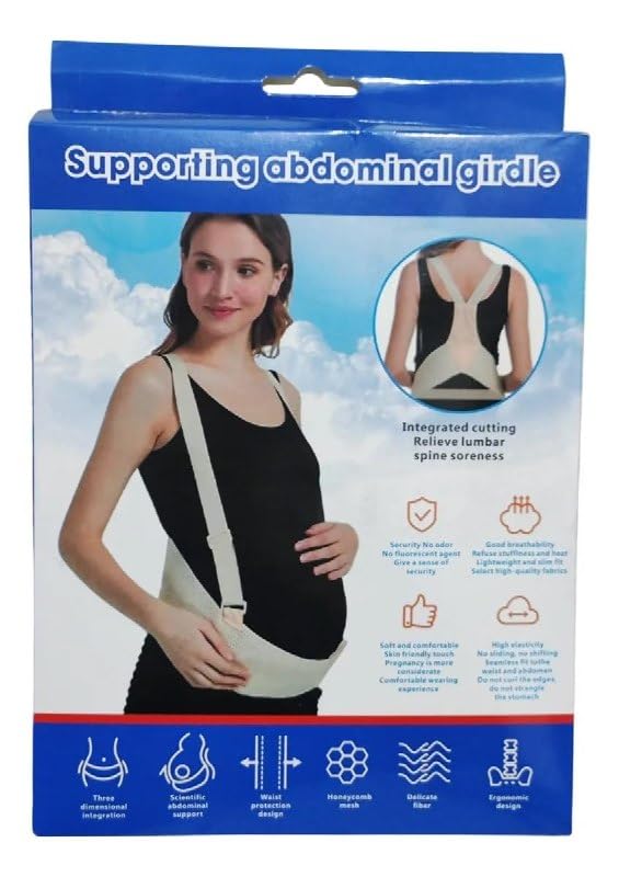 Calway Mart Pregnant Women Maternity Support Belt Comfortable and adjustable belly band Maternity Belt Pregnancy Support MOM Belt |Pregnant Women Support Belt 1pcs multicolor-image-49