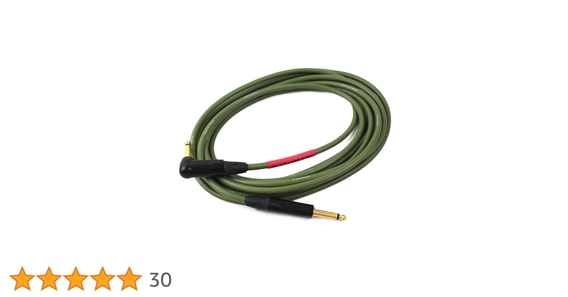 ベース KAMINARI Electric Bass Cable 5m LS Amazon.co.jp: KAMINARI K-BC5LS Electric Bass Cable 5m LS