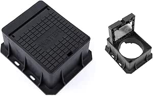 Clark Drain CD880 140mm x 115mm x 75mm Stop Tap Stopcock Cover/lid PVC Locking Surround Box