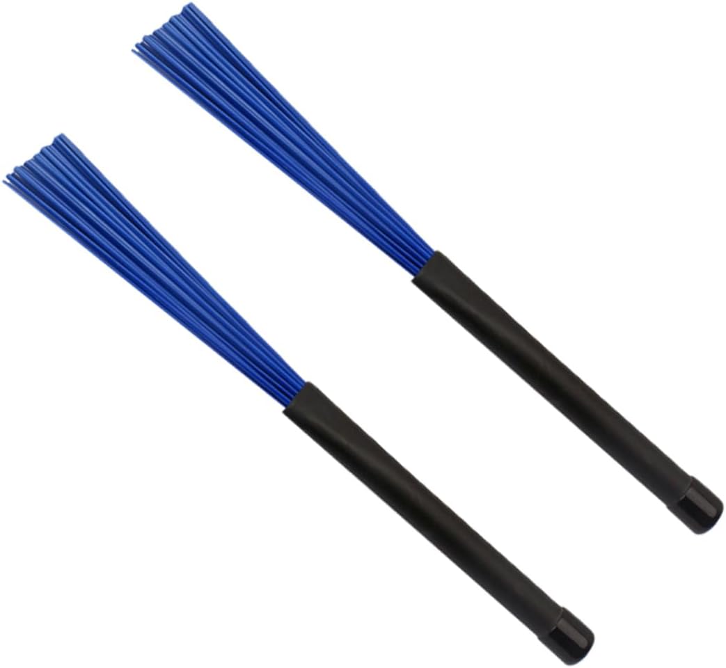 Abaodam Pcs Jazz Drum Brush Set Nylon Brush Drum Sticks for Versatile Performance