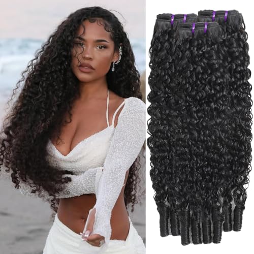 Human Hair Bundles Burmese Curly 22 24 26 Inches...