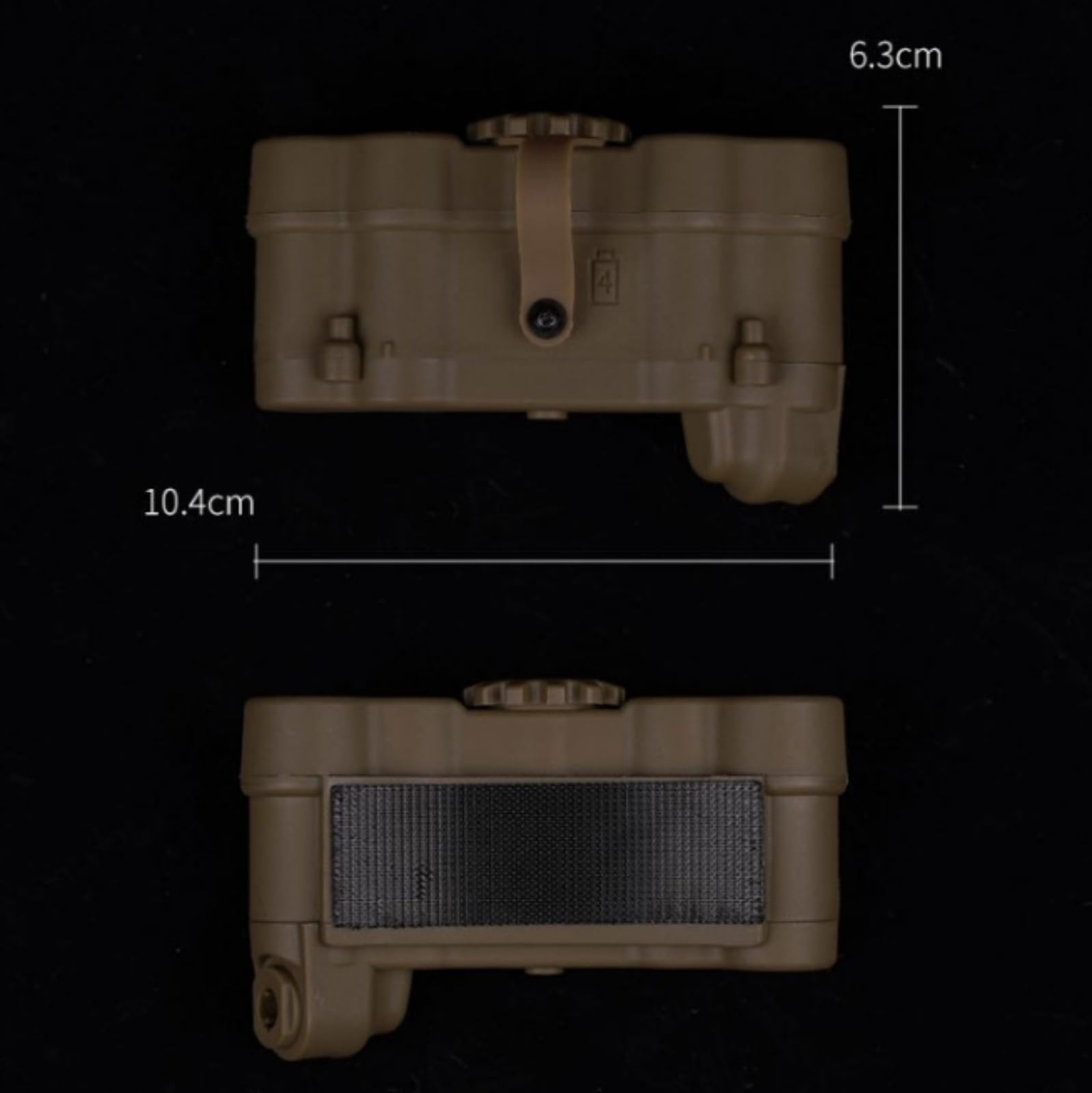 Modèle de lunette de visée tactique Airsoft, casque de nuit avec compartiment à piles factice, véritable casque tactique CS, équipé d'accessoires de visée nocturne à quatre yeux pour les tournages de