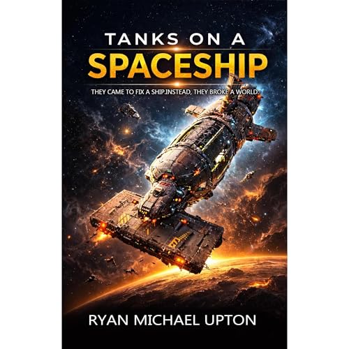 TANKS ON A SPACESHIP Audiobook By Ryan Michael Upton cover art