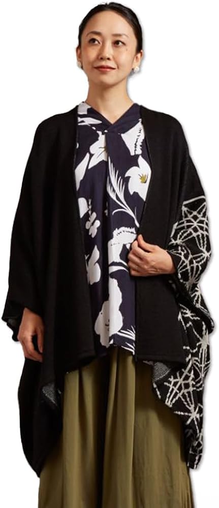 完売品❀水引紋ニット着物羽織 倭物やカヤ日本製和柄和風極暖オケージョンセレモニー 完売品❀水引紋ニット着物羽織 倭物やカヤ日本製和柄