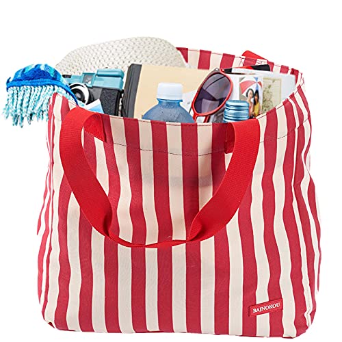 SAGIV&SAHEN Beach Bags for Women Waterproof Sandproof Extra Large Beach Tote Bag with Zipper for Travel Swim Gym4