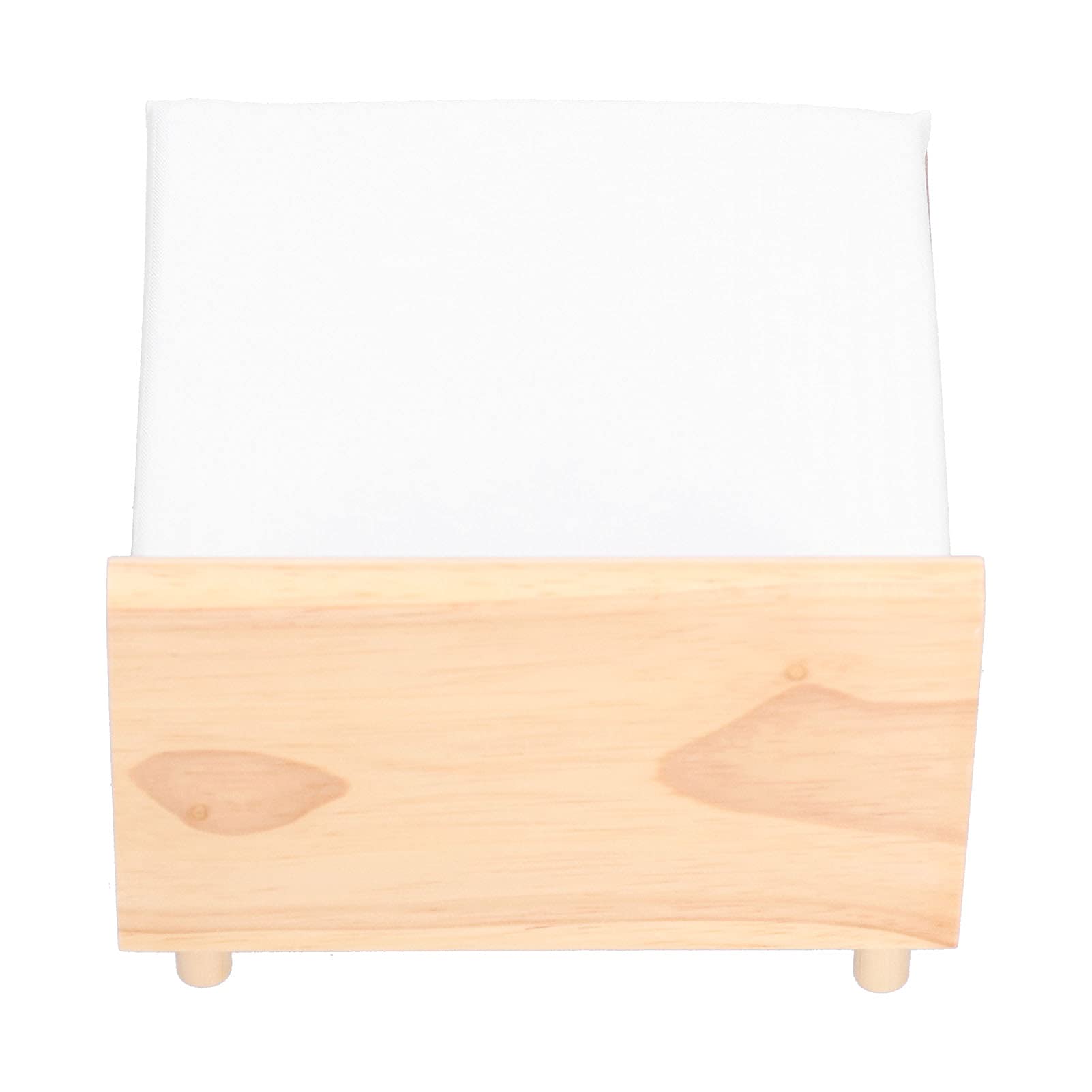 Dollhouse Double Bed, Wooden Frame Oak Miniature Furniture Doll House Decoration Accessories with Decorative Pillow Plush Toy Pillows for 1/12 Scale Dollhouse - Image 2