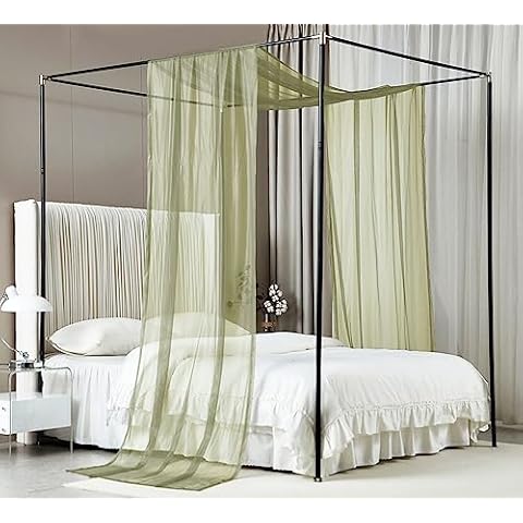 Akiky Sage Green Bed Canopy Curtains Cover