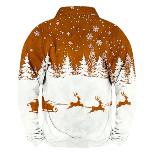 Sweat Homme Pull Coton Chaud Col Rond Doux Vêtement Hiver Décontracté A15 - 3