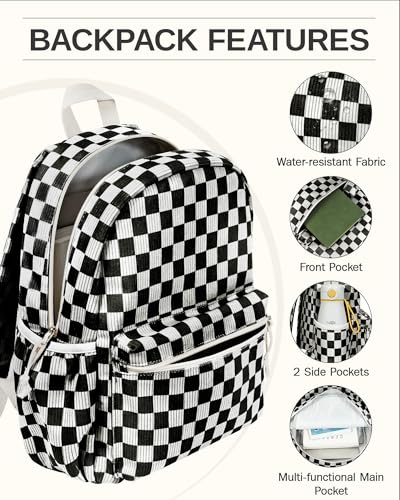 Image of HowFly Corduroy Kids Backpack 3-in-1 Set 15 inch with Lunch Box School Bag | Corduroy 3-in-1 set for elementary middle school, 15-inch backpack, insulated lunch bag, pencil case, back to school gift