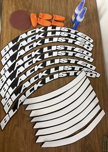 Generic Modsworld BL Logo Tyre Stickers for Car & Bike - Image 3