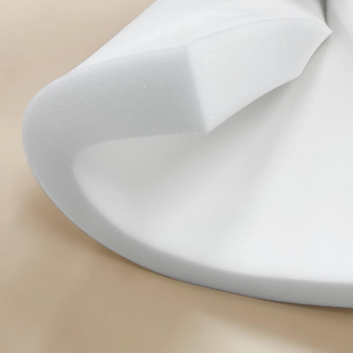 SaRani Spugna in Poliuretano Rettangolare per Imbottiture di Cuscini e Schienale per Divani, Materassi Panche - Densità 30 kg/mc (80 x 70 x 12 cm)
