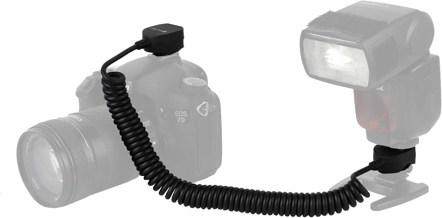 Easy Hood TTL - Cable de flash Speedlite para cámara Sony ZV-1 A9 A7R IV A7 A7R A7R A7S A7 II A7 III A7R II A7R II A7R III A7SII A6500 A6400 A6300 con Multi Interfaz MI Shoe