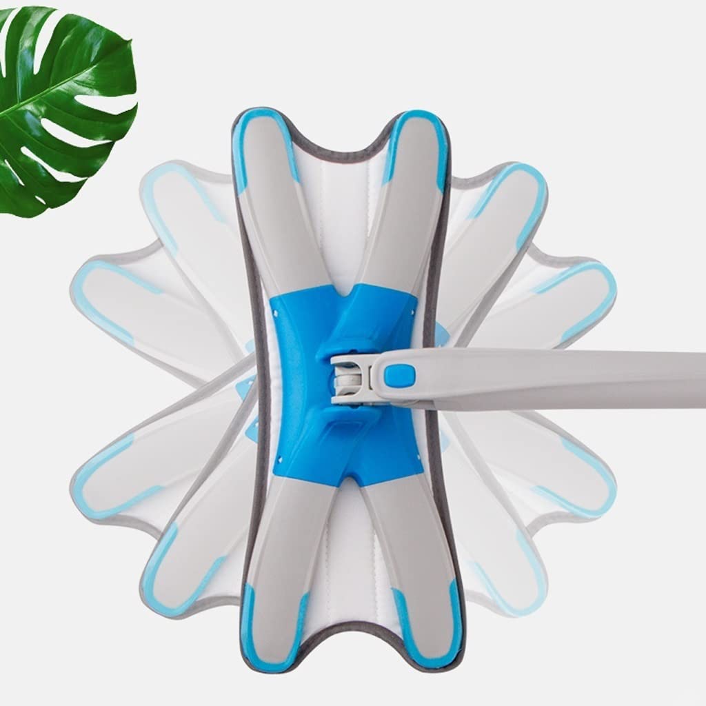 serpillière MOP à la main à la main à la main à la main de la machine à laver de type X-Type X, avec 3 plats de remplacement en microfibre faciles à essorer des outils de nettoyage au sol Convient à t