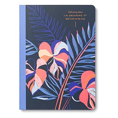Composition Notebook by Compendium: Tell Every Place I’m Dreaming of that I Am On My Way. — Lay-flat binding, 80 lined pages, multicolor (10017) Cover