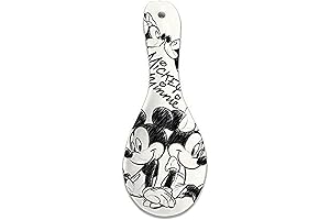 Mickey and Minnie Mouse Sketch Kitchen Spoon Rest, 9" inches - Disney Kitchen Towels