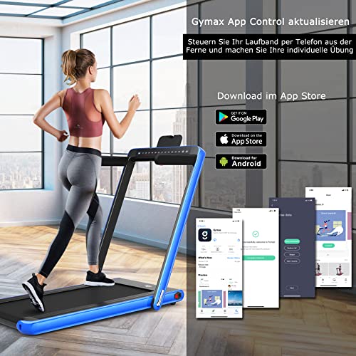 COSTWAY 2 in 1 Walking Pad & Laufband | App-kontrolliert | Bluetooth | LED Display | 1-12 km/h | bis 120kg belastbar… – Bild 3