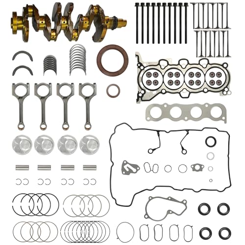 G4NC 2.0 Engine Rebuild Overhaul Kit w/Crankshaft Con-Rod Piston Bearing Gasket Set Fit for Kia Sportage Forte Carens Soul Hyundai Tucson Elantra Sonata 2.0L 2011-2022 23110-2E501 23510-2E001
