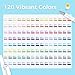 XIEED Alcohol Markers, 120 Colors Chisel & Brush Tip Coloring Markers Set, Double Tipped Markers Set for Artist Adults Coloring or Drawing