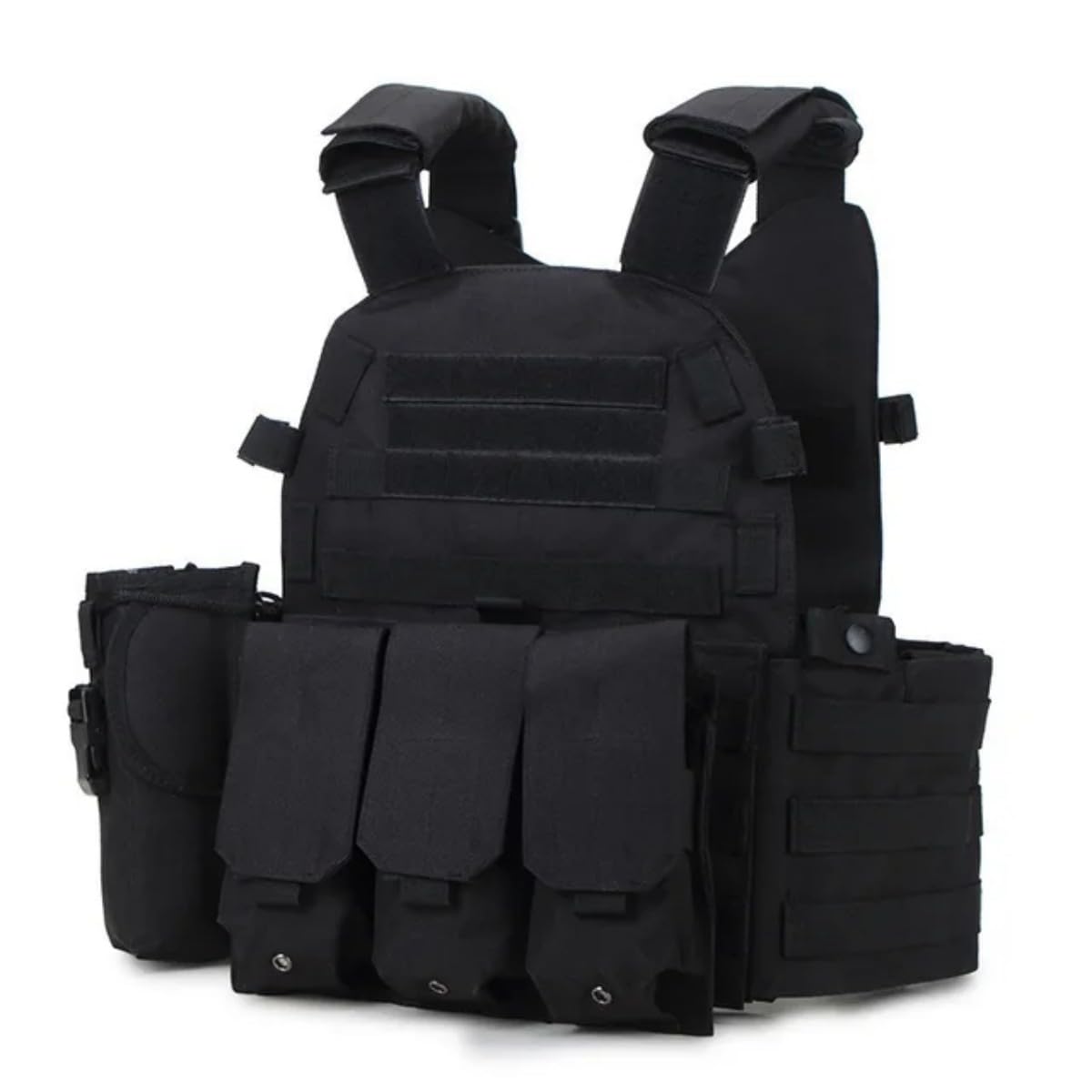 Peminkoo Tactical Vest Body Armor Caccia Piastra Portante Airsoft Accessori Militare Combattimento Esercito Wargam Molle
