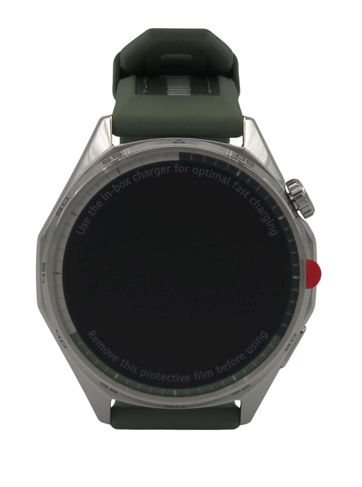 HUAWEI Watch GT 6 46 mm GPS Smartwatch, ekran dotykowy AMOLED, do 21 dni autonomii, jazda na rowerze, 100+ tryby sportowe, kompatybilny z iOS Android, NFC, monitorowanie zdrowia, zielony