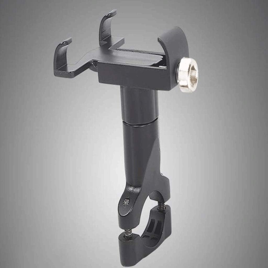 Motorcycle Phone Mount, Adjustable Anti Shake Metal Bike Holder for Holds Devices up to Width
