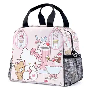 Portable Lunch Bag Light Pink Insulated Lunch Container for Women Adult Work Outdoor Camping