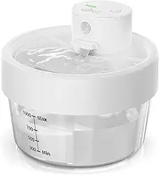 fonte de água para gatos sem fio, fonte de água para gatos operada por bateria: fontes de água de 34 onças / 1 l para gatos internos com sensor de movimento, bomba ultra silenciosa -