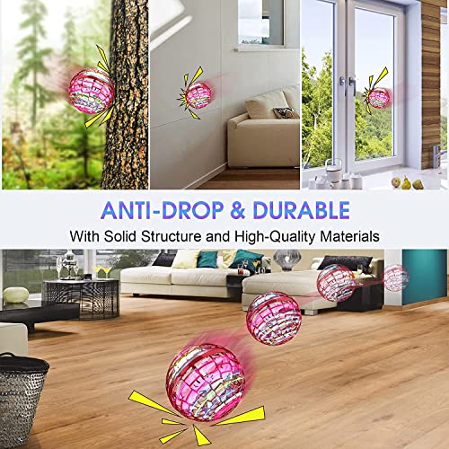 Image of ATHLERIA Pro Hand Operated Drone with Magic Controller for Kids Adults - Hand Controlled Helicopter Flying Ball with 360 Rotating and RGB Lights - Mini Drone Interactive Toys Indoor Outdoor