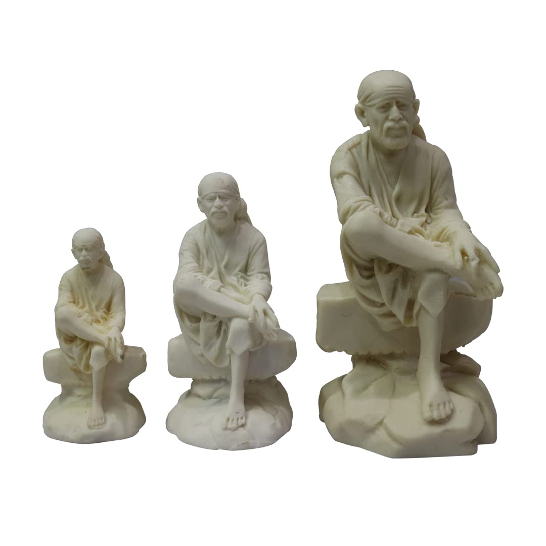 Buy KULIA Sai Baba Statue Car Dashboard Figurine Handmade God Sculpture