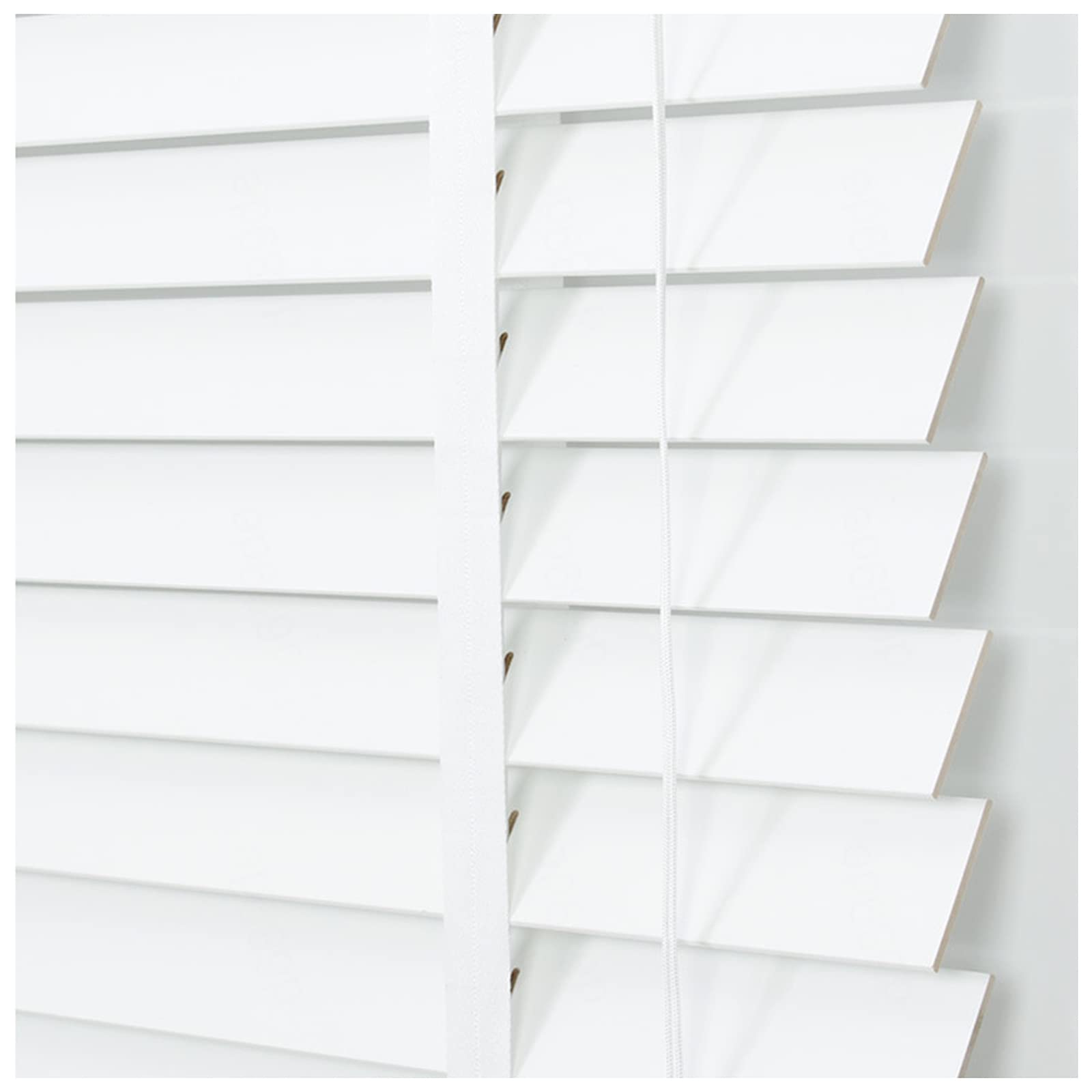 White Venetian Blinds, Wood Window Blinds With 50mm/2in Slats, Solid Wood Venetian Shades, Horizontal Blinds for Windows/doors,80x160cm/31.5 x 63in