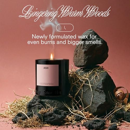 Image of Boy Smells Ash Candle - 9oz - Charcoal, Palo Santo, and Smoked Hay - Woody Scented Candle
