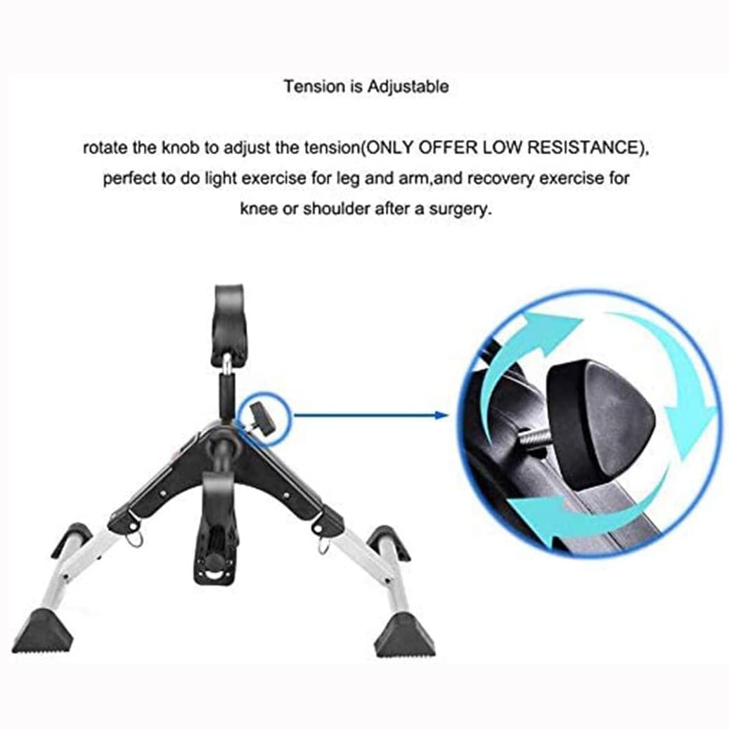 Pieghevole con Display, Cyclette Treadmill, Leg Trainer, Bicicletta da Tavolo, Tapis roulant per Uso Domestico