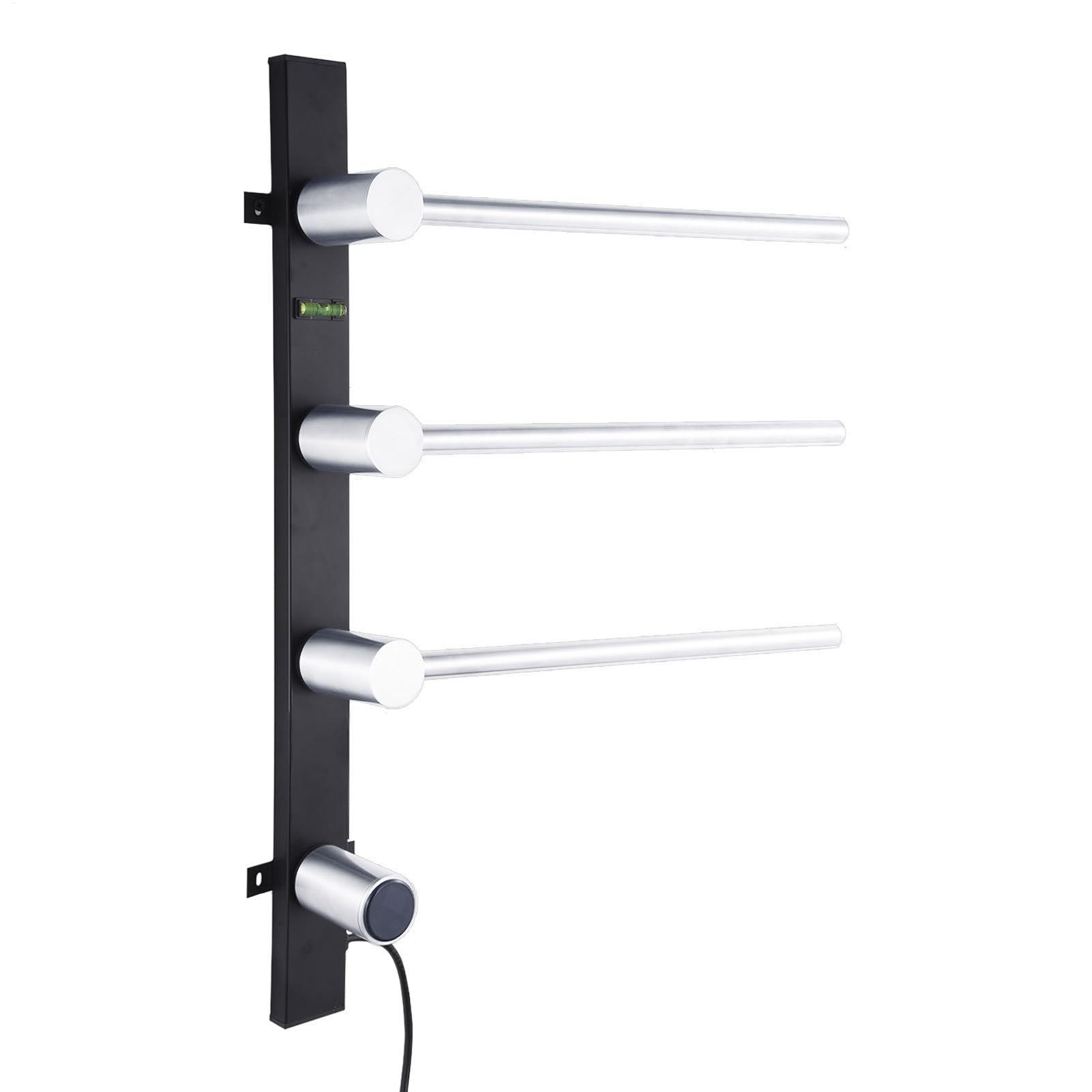 Heated Towel Rack,3 Heated Towel Rail - Display Towel Warmer with Adjustable Temperature, Towel Drying Rack for Hotel, Apartment