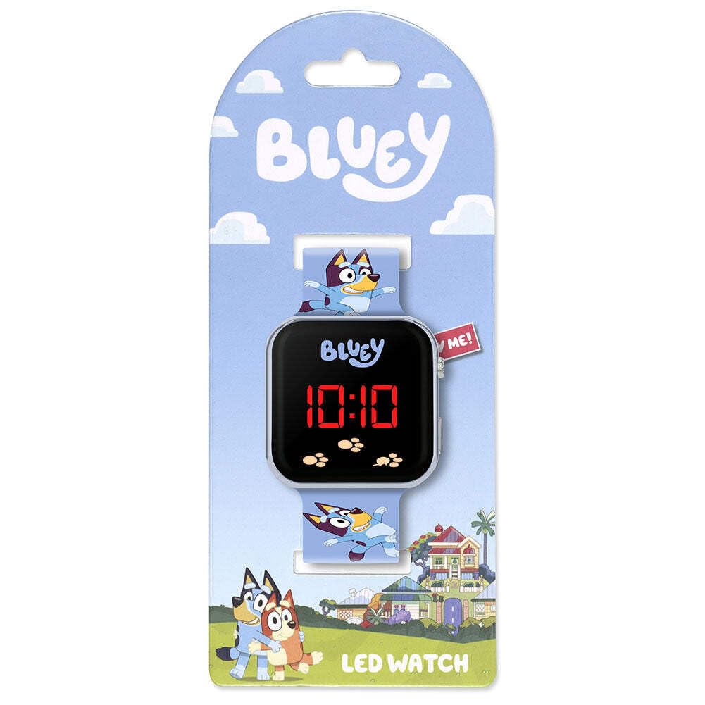 Bluey Chłopięcy cyfrowy zegarek kwarcowy z silikonowym paskiem BLY4081, NIEBIESKI