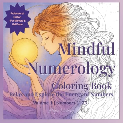 Mindful Numerology Coloring Book: Relax, Color & Discover the Power