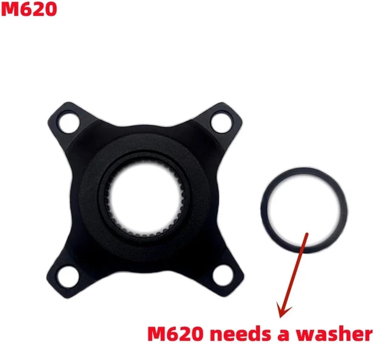 Chainring Compatible with Bafang MidMotor Spider Chainring Adapter Compatible with M500 M510 M620 and Easy to Install(M620 Adapter Washer)