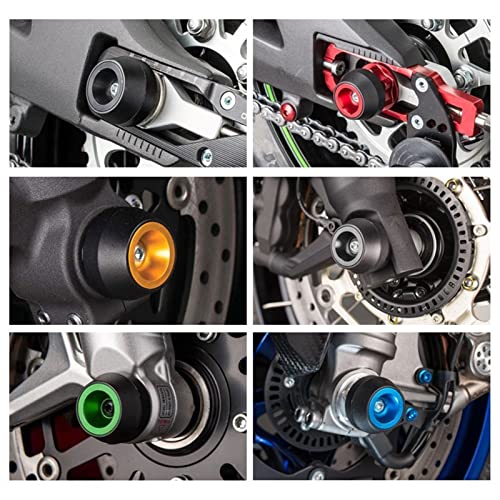 Almohadillas de choque Suzuki GSXR 600 750 accesorios deslizadores eje delantero trasero horquilla rueda 8