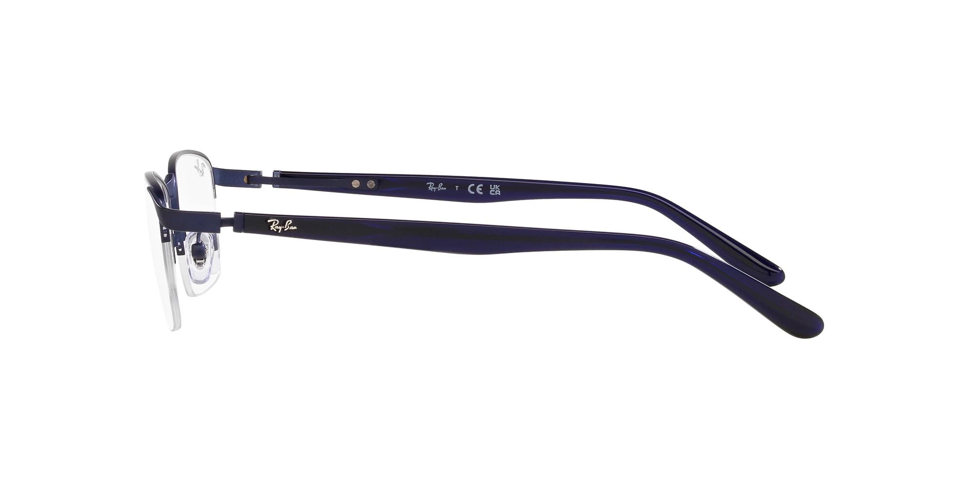 Ray-Ban Męskie prostokątne oprawki na okulary korekcyjne Rx6501d