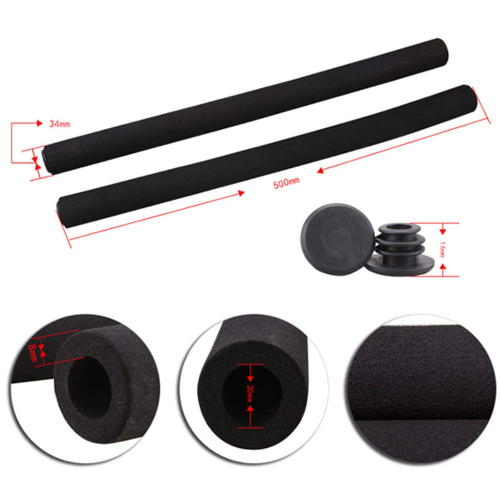 Hot Sale31.8mm Trekking Cycling Road Butterfly Aluminium Alloy Mulit-Position Black Handbar And Sponge handlebar set Cruise Mount Sporting Bicycle Mountain Bike.