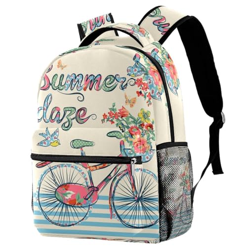 Sac à dos pour ordinateur portable étanche voyage vélo motif papillon