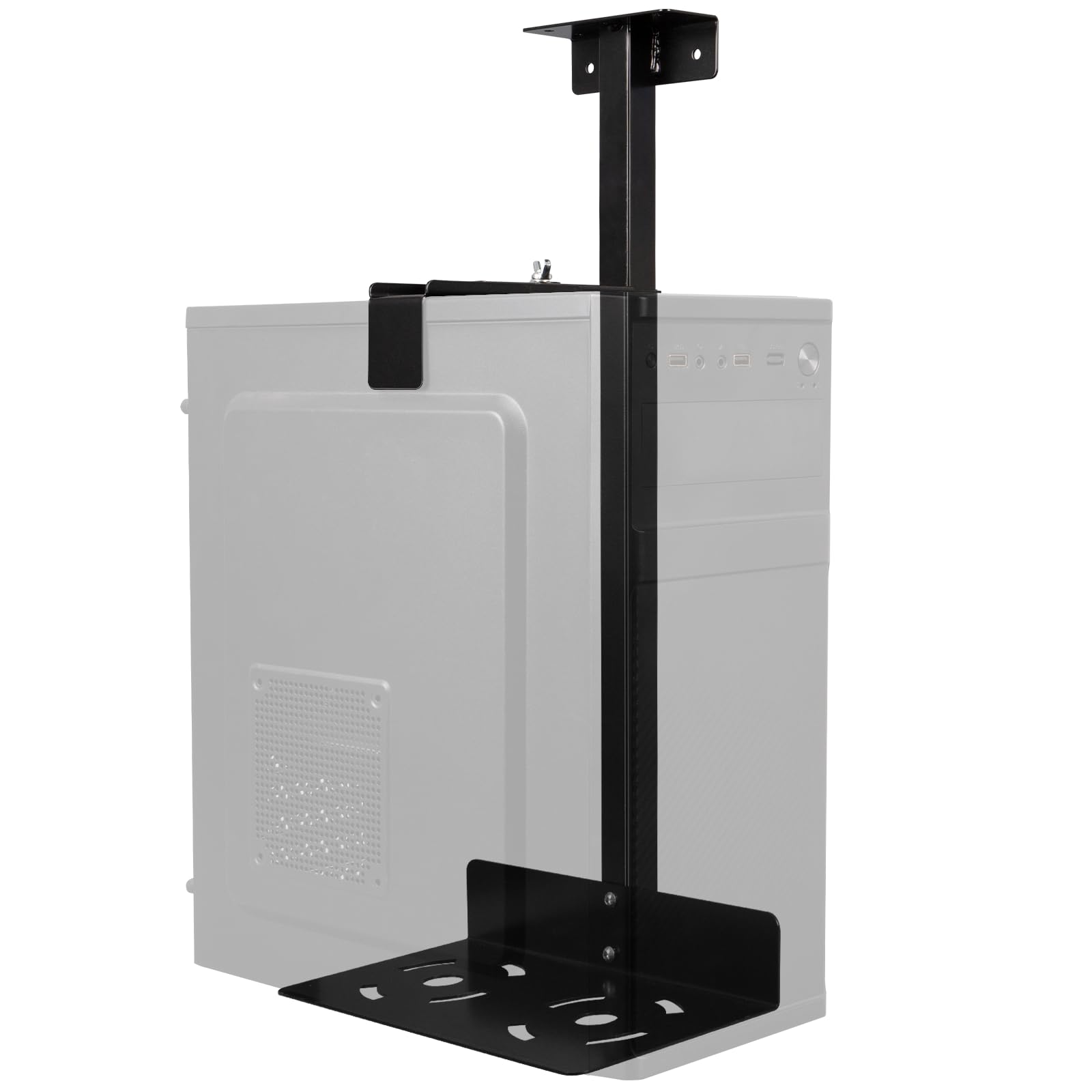 Supporto per pc computer CPU sotto-scrivania / parete regolabile Supporto per pc computer CPU sotto-scrivania / parete regolabile