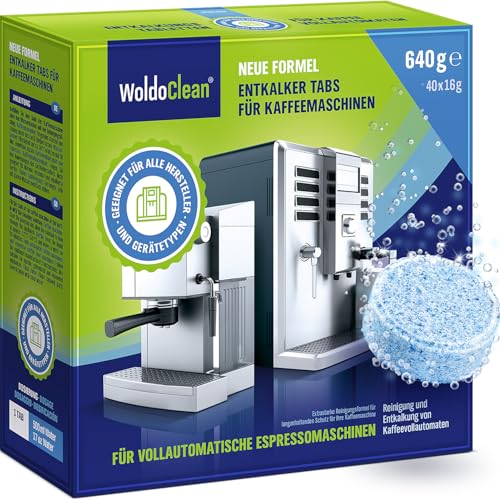 Entkalkungstabletten für Kaffeevollautomaten 40 Stück - entkalkt, schütz und pflegt...