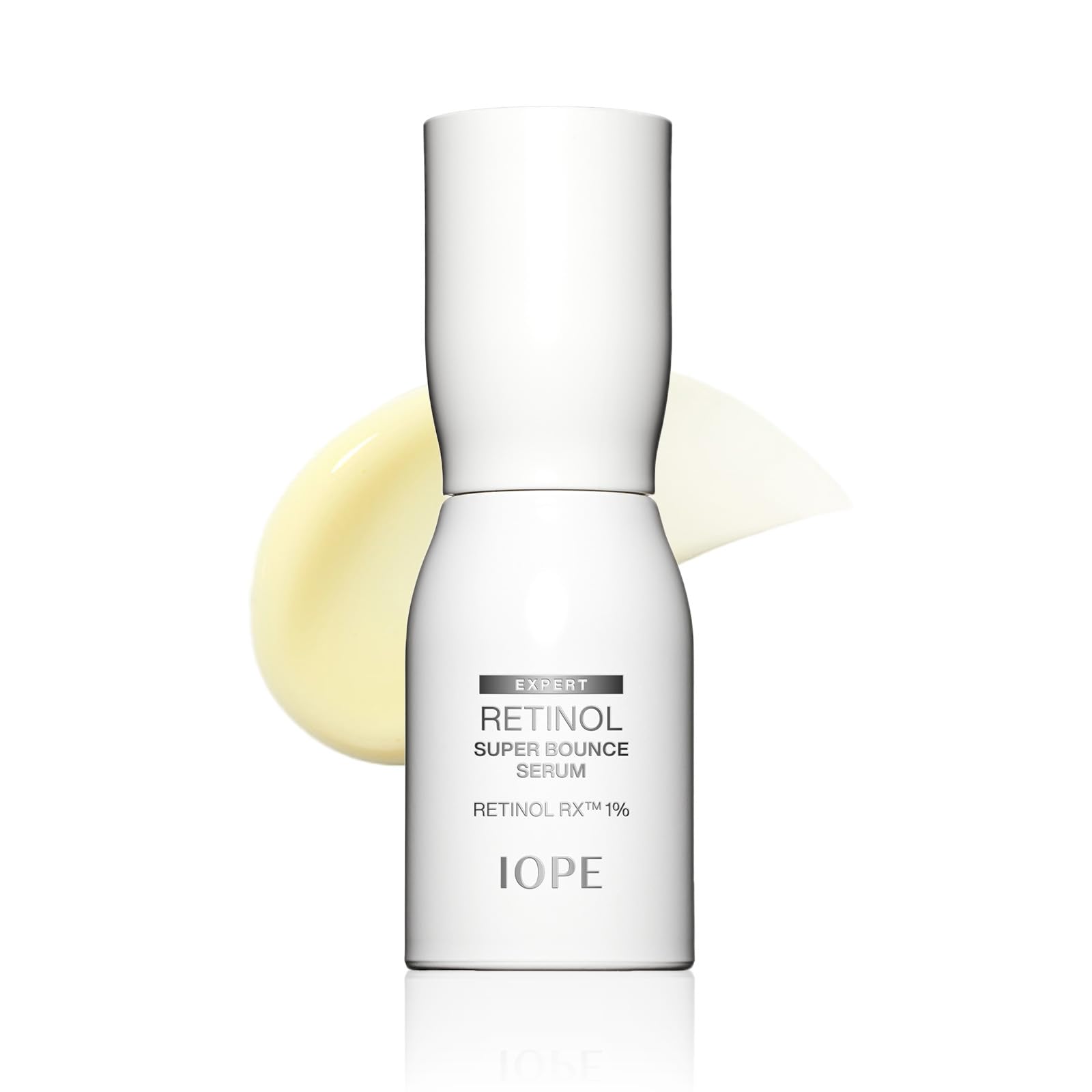 IOPE Official Retinol Super Bounce Serum, 1.0 fl oz (30 ml), Pore Retinol, Serum, Sensitive Skin, Skin Care, Korean Cosmetics, Aging Care, Face Serum, Elastic, Dullness, Hypoallergenic