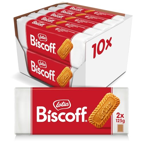 Lotus Biscoff | Biscuit Original | Vegan | Sans Colorant ni Arômes Artificiels | 2 x 125g (x10) | 2,5 kg