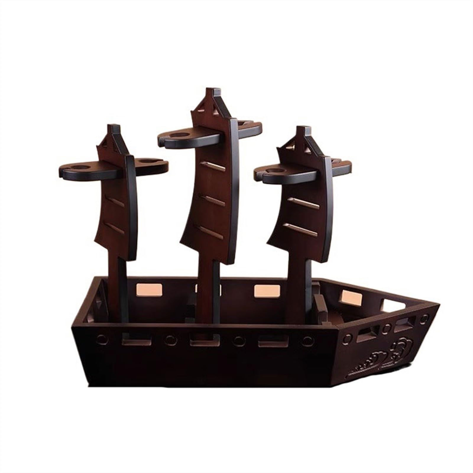 Soporte para vino Botellero en forma de velero Cocina
