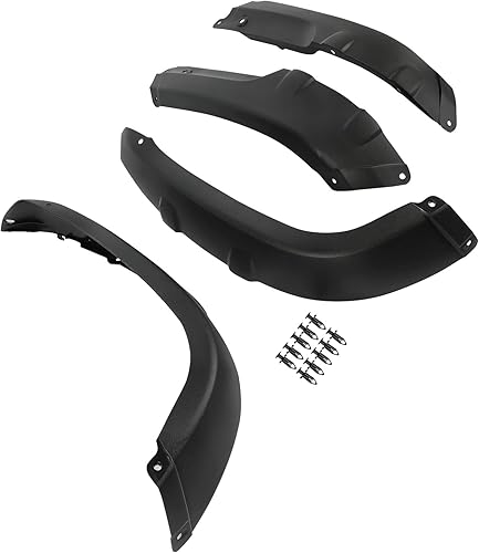 Miniatura 2 de HECASA 4 protectores de barro compatibles con Honda Fourtrax Foreman 500 Foreman Rubicon 500 todos los submodelos 2005-2014, color negro